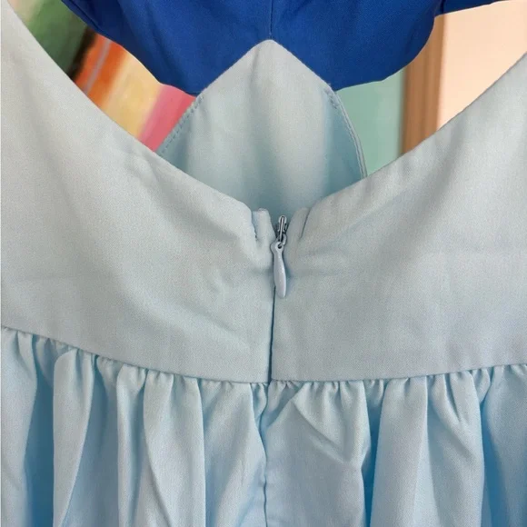 Commense Blue Ombre Cut-Out Maxi Dress with Spaghetti Straps Size XL NWT - Picture 6 of 7